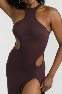 Capri Maxi Dress - Chocolate