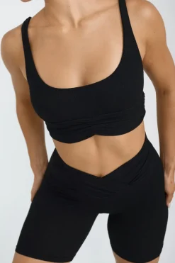 Demi Crop Top - Black