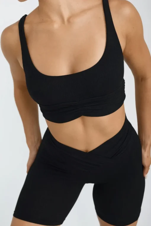 Demi Crop Top - Black