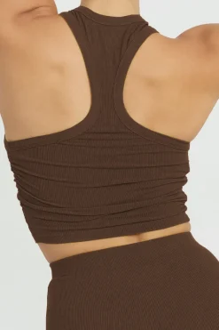 Dom Racerback Tank - Chocolate