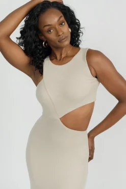 Lottie Maxi Dress - Coconut