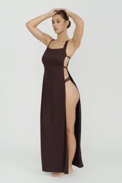 Monroe Maxi Dress - Chocolate