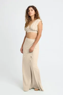 Piper Linen Top - Coconut